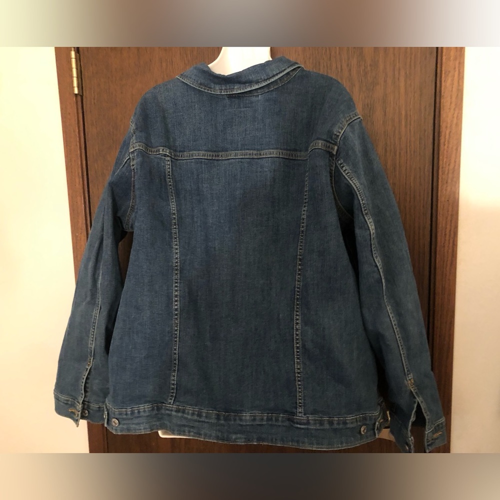 Levi’s Plus 4x women’s Denim Jacket Coat 26/28 - Picture 7 of 8